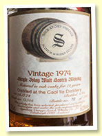 Caol Ila 19 yo 1974/1994 (61.1%, Signatory Vintage, cask #12566, 380 bottles)
Caol Ila 19 yo 1974/1994 (61.1%, Signatory Vintage, cask #12566, 380 bottles)