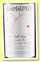 Caol Ila 1983/2015 (43%, Samaroli, barrel, cask #1461, 250 bottles) Caol Ila 1983/2015 (43%, Samaroli, barrel, cask #1461, 250 bottles)