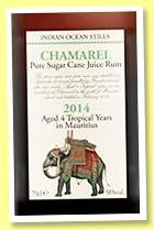 Chamarel 4 yo 2014/2019 (58%, OB, Maurice, 2284 bottles) Chamarel 4 yo 2014/2019 (58%, OB, Maurice, 2284 bottles)