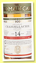 Craigellachie 14 yo 2000/2014 (50%, Hunter Laing, Old Malt Cask, sherry butt, 680 bottles) Craigellachie 14 yo 2000/2014 (50%, Hunter Laing, Old Malt Cask, sherry butt, 680 bottles)