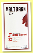 Early Landed Cognac 27 yo 1993/2020 (53.5%, Maltbarn, 82 bottles) Early Landed Cognac 27 yo 1993/2020 (53.5%, Maltbarn, 82 bottles)