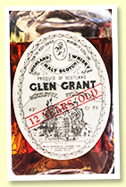 Glen Grant 12 yo (43%, Moray Bonding, Giovinetti import, 1960s) Glen Grant 12 yo (43%, Moray Bonding, Giovinetti import, 1960s)