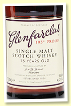Glenfarclas 15 yo (100 proof / 57.1%, OB for The Whisky Exchange) Glenfarclas 15 yo (100 proof / 57.1%, OB for The Whisky Exchange)