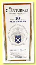 Glenturret 10 yo 'Peat Smoked' (50%, OB, Maiden Release, 2020) Glenturret 10 yo 'Peat Smoked' (50%, OB, Maiden Release, 2020)