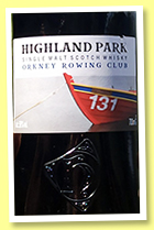 Highland Park 'Orkney Rowing Club' (58%, OB, 4000 bottles, 2019) Highland Park 'Orkney Rowing Club' (58%, OB, 4000 bottles, 2019)