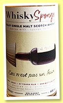 Islay Single Malt 27 yo 1992/2020 (48.5%, WhiskySponge, refill barrel, 293 bottles) Islay Single Malt 27 yo 1992/2020 (48.5%, WhiskySponge, refill barrel, 293 bottles)