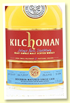 Kilchoman 13 yo 2007/2021 (53.9%, OB for The Whisky Exchange, cask #197, bourbon, 204 bottles) Kilchoman 13 yo 2007/2021 (53.9%, OB for The Whisky Exchange, cask #197, bourbon, 204 bottles)