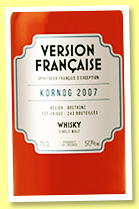 Kornog 2007/2020 (57.7%, LMDW, Version Française, France, 243 bottles) Kornog 2007/2020 (57.7%, LMDW, Version Française, France, 243 bottles)