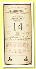 Laphroaig 14 yo 2004/2018 (51.7%, Master of Malt, bourbon barrel) Laphroaig 14 yo 2004/2018 (51.7%, Master of Malt, bourbon barrel)