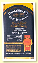 Ledaig 12 yo 2008/2021 (55.8%, Cadenhead Authentic Collection, bourbon hogshead, 244 bottles) Ledaig 12 yo 2008/2021 (55.8%, Cadenhead Authentic Collection, bourbon hogshead, 244 bottles)