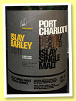 Port Charlotte 6 yo 2011/2018 'Islay Barley' (50%, OB) Port Charlotte 6 yo 2011/2018 'Islay Barley' (50%, OB)