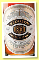 Port Ellen 36 yo 1983/2019 (53.5%, Hunter Laing, Eidolon, Release 01, 638 bottles) Port Ellen 36 yo 1983/2019 (53.5%, Hunter Laing, Eidolon, Release 01, 638 bottles)