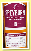 Speyburn 18 yo (46%, OB, +/-2020) Speyburn 18 yo (46%, OB, +/-2020)