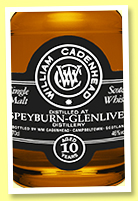 Speyburn-Glenlivet 10 yo 2008/2018 (46%, Cadenhead, Small Batch, bourbon hogshead) Speyburn-Glenlivet 10 yo 2008/2018 (46%, Cadenhead, Small Batch, bourbon hogshead)