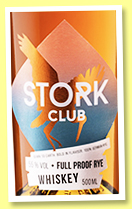 Stork Club 'Full Proof Rye Whiskey Batch 3' (55%, OB, Germany, +/-2019) Stork Club 'Full Proof Rye Whiskey Batch 3' (55%, OB, Germany, +/-2019)