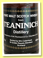 Teaninich 27 yo 1958/1985 (46%, Cadenhead, dumpy) Teaninich 27 yo 1958/1985 (46%, Cadenhead, dumpy)