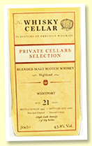 Westport 21 yo 1999/2020 (43.8%, The Whisky Cellar, cask #800075, hogshead, 164 bottles) Westport 21 yo 1999/2020 (43.8%, The Whisky Cellar, cask #800075, hogshead, 164 bottles)