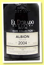 Albion 2004/2018 (60.1%, OB, El Dorado, Guyana, Rare Collection Siver Edition) Albion 2004/2018 (60.1%, OB, El Dorado, Guyana, Rare Collection Siver Edition)