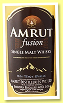 Amrut 'Fusion' (50%, OB, India, +/-2021) Amrut 'Fusion' (50%, OB, India, +/-2021)