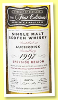 Auchroisk 23 yo 1997/2021 (54.6%, Hunter Laing, The first Editions, refill hogshead, cask #17814) 