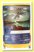 Ben Nevis 6 yo 2015/2021 (58.1%, Roger's Vintage Selection, cask #34, 328 bottles)