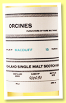 Benrinnes 11 yo 2009/2020 (46%, The Whisky Lodge, Orcines) 