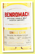 Benromach 2010/2021 (58.4%, OB, for The Whisky Exchange, first-fill bourbon barrel, cask #390, 211 bottles) Benromach 2010/2021 (58.4%, OB, for The Whisky Exchange, first-fill bourbon barrel, cask #390, 211 bottles)