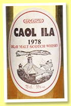 Caol Ila 1978/1989 (55%, R.W. Duthie for Samaroli) 