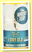 Caol Ila 3 yo 2018/2021 (52.1%, The Whisky Jury, quarter cask, cask #Twj-ci03, 152 bottles)