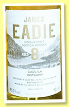 Caol Ila 8 yo (46%, James Eadie, Small Batch, export exclusive, 2021) Caol Ila 8 yo (46%, James Eadie, Small Batch, export exclusive, 2021)