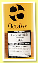 Caperdonich 24 yo 1992/2017 (46.7%, Duncan Taylor, The Octave, cask # 4113283) Caperdonich 24 yo 1992/2017 (46.7%, Duncan Taylor, The Octave, cask # 4113283)