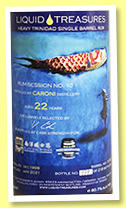 Caroni 22 yo 1998/2021 (60.7%, Liquid Treasures for Nanyang Whisky and Rejo Beverage, barrel, 218 bottles) Caroni 22 yo 1998/2021 (60.7%, Liquid Treasures for Nanyang Whisky and Rejo Beverage, barrel, 218 bottles)