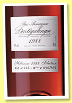 Dartigalongue 1988 (45%, OB, Bas-armagnac, cask #446, 492 bottles, +/-2020?) Dartigalongue 1988 (45%, OB, Bas-armagnac, cask #446, 492 bottles, +/-2020?)