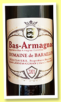 Domaine de Baraillon 2001/2019 (47%, OB, Bas-Armagnac) Domaine de Baraillon 2001/2019 (47%, OB, Bas-Armagnac)