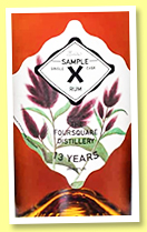 Foursquare 13 yo 2007/2021 (59.8%, Kintra Spirits & The Rum Mercenary, Sample X, Barbados, refill bourbon, 290 bottles) Foursquare 13 yo 2007/2021 (59.8%, Kintra Spirits & The Rum Mercenary, Sample X, Barbados, refill bourbon, 290 bottles)