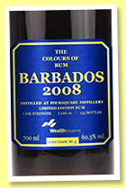 Foursquare 2008/2021 (60.3%, Wealth Solutions, The Colours of Rum, Barbados, ex-bourbon, Edition No.5, cask #6, 235 bottles) Foursquare 2008/2021 (60.3%, Wealth Solutions, The Colours of Rum, Barbados, ex-bourbon, Edition No.5, cask #6, 235 bottles)