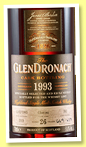 Glendronach 26 yo 1993/2019 (51%, OB, for The Whisky List, Australia, First Fill Oloroso Sherry, cask #392, 657 bottles) Glendronach 26 yo 1993/2019 (51%, OB, for The Whisky List, Australia, First Fill Oloroso Sherry, cask #392, 657 bottles)