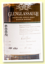 Glenglassaugh 10 yo 2009/2020 (54.7%, OB 'Coastal Casks', cask #1346, bourbon barrel, 250 bottles)