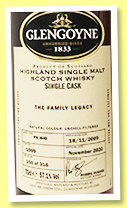 Glengoyne 2009/2020 (57.1%, OB, The Family Legacy, PX hogshead, cask #1009, 318 bottles) Glengoyne 2009/2020 (57.1%, OB, The Family Legacy, PX hogshead, cask #1009, 318 bottles)