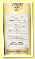 Glenlivet 17 yo 2003/2021 (46%, Gordon & MacPhail, Connoisseurs Choice, refill bourbon barrel, cask #800356+58, 510 bottles) Glenlivet 17 yo 2003/2021 (46%, Gordon & MacPhail, Connoisseurs Choice, refill bourbon barrel, cask #800356+58, 510 bottles)