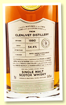 Glenlivet 30 yo 1990/2020 (54.4%, Gordon & MacPhail 'Connoisseur's Choice', cask #17167, refill hogshead, 197 bottles)
