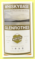 Glenrothes 19 yo 1997/2017 (58.8%, Whiskybase, sherry butt, cask #15404, 562 bottles)