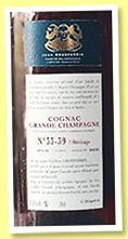 Grande Champagne N.33-39 (47,4%, Jean Grosperrin for Wu Dram Clan, 2021) Grande Champagne N.33-39 (47,4%, Jean Grosperrin for Wu Dram Clan, 2021)