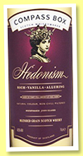 Hedonism (43%, Compass Box, blended grain, +/-2021) Hedonism (43%, Compass Box, blended grain, +/-2021)