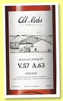 Jean-Luc Pasquet 'V.57 A.63' (47.6%, Old Master Spirits, Fins Bois, 70 bottles, 2021) Jean-Luc Pasquet 'V.57 A.63' (47.6%, Old Master Spirits, Fins Bois, 70 bottles, 2021)