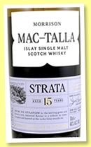 Mac-Talla 15 yo 2006/2021 'Strata' (46%, Morrison, Islay, bourbon and sherry)