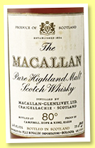 Macallan 1962 (80°proof, OB, Campbell, Hope & King, Rinaldi Italy, circa 1977) Macallan 1962 (80°proof, OB, Campbell, Hope & King, Rinaldi Italy, circa 1977)
