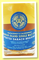 Macaloney's Caledonian 'Peated Darach Braiche' (46%, OB, Canada, ex-bourbon, 2020) Macaloney's Caledonian 'Peated Darach Braiche' (46%, OB, Canada, ex-bourbon, 2020)