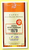 Maison Prunier 1979/2021 (53.7%, The Whisky Jury, Petite Champagne, 570 bottles) Maison Prunier 1979/2021 (53.7%, The Whisky Jury, Petite Champagne, 570 bottles)