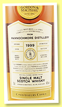 Mannochmore 18 yo 1999/2018 (46%, Gordon & MacPhail, Connoisseurs Choice, refill sherry butt, cask #10686, 670 bottles) Mannochmore 18 yo 1999/2018 (46%, Gordon & MacPhail, Connoisseurs Choice, refill sherry butt, cask #10686, 670 bottles)
